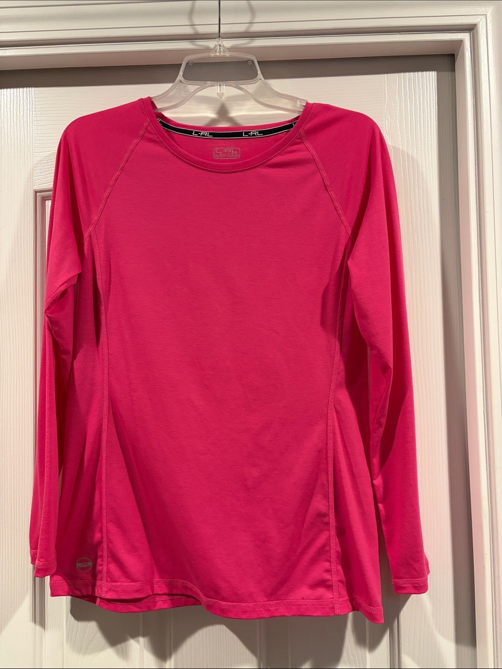 Lauren Ralph Lauren Pink Long Sleeve Performance Top size M like new